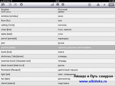 Изучаем японский язык на iPad с помощью iVocabulary