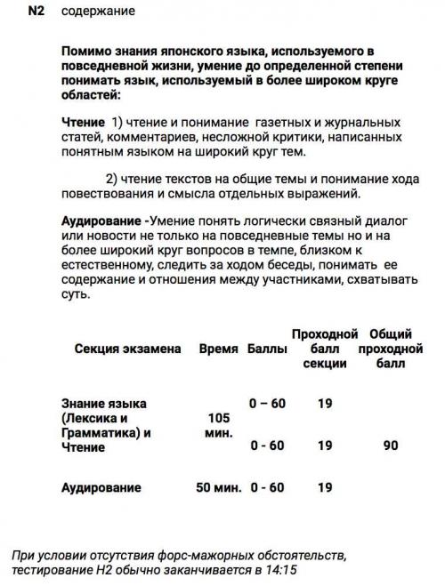 Информация о регистрации на экзамен "Нихонго норёку сикэн" (декабрь 2017 г.)